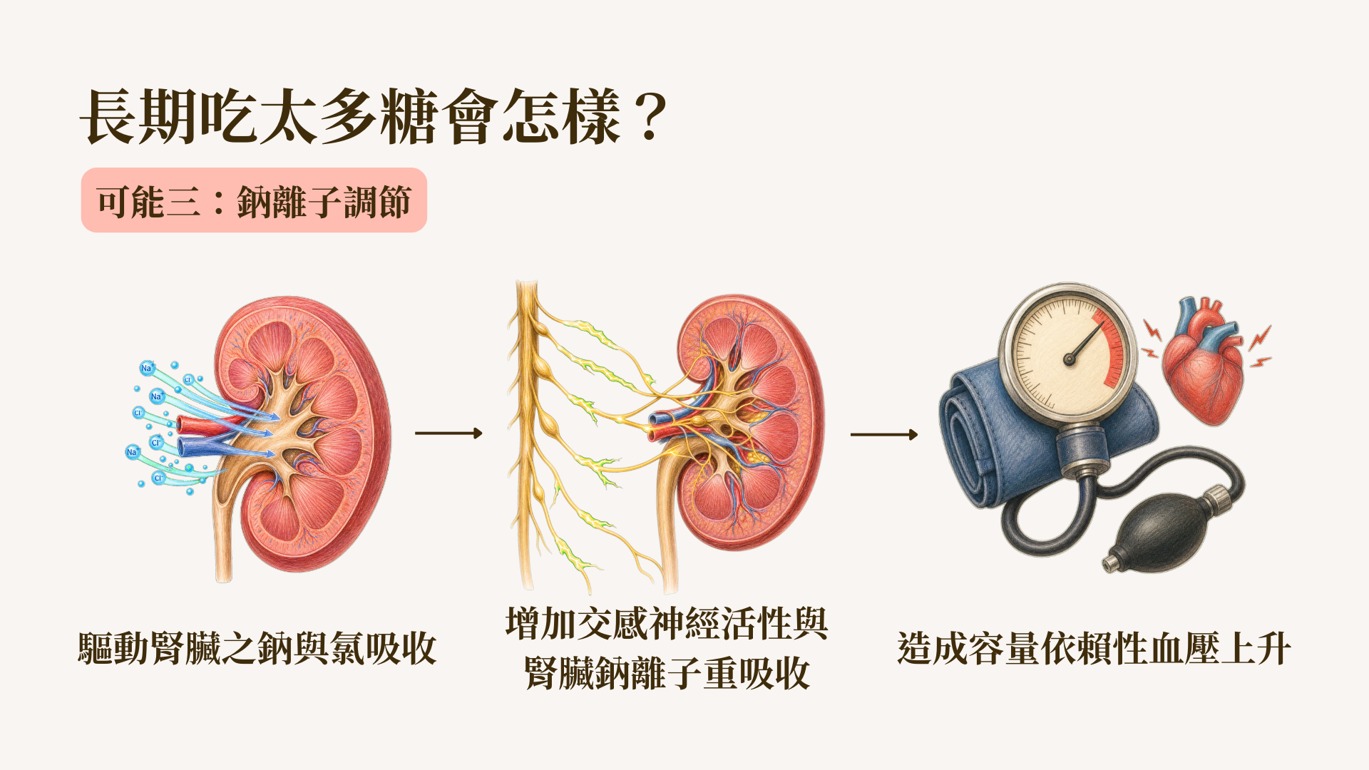 吃太多糖會血壓調節圖片
